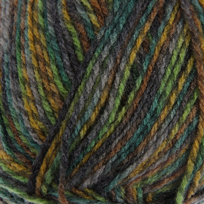 Пряжа "Bebe MIX" 100% акрил 370м/100г (86835 принт)