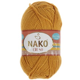 

Пряжа "ELIT 50" 100% акрил 125м/50г (1636 яркое золото)