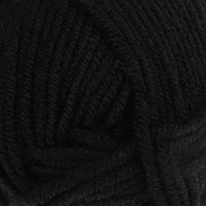 Пряжа "ELIT 50" 100% акрил 125м/50г  (217 черный)