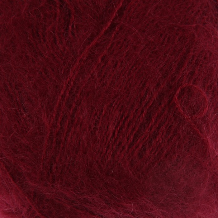 Пряжа "KING moher" 50% мохер, 50% премиум акрил 440м/100г (11279 бордовый)