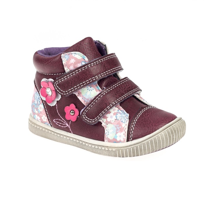 Ботинки малодетские арт. SС-25029 (бордовый) (р. 24)