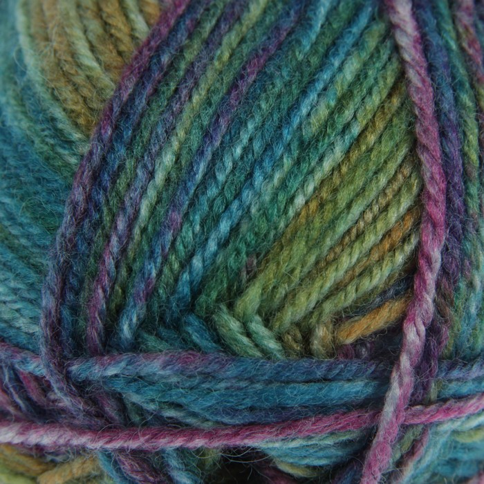 Пряжа "Nakolen Dreams" 49% шерсть, 51% премиум акрил 210м/100г (31562 принт )
