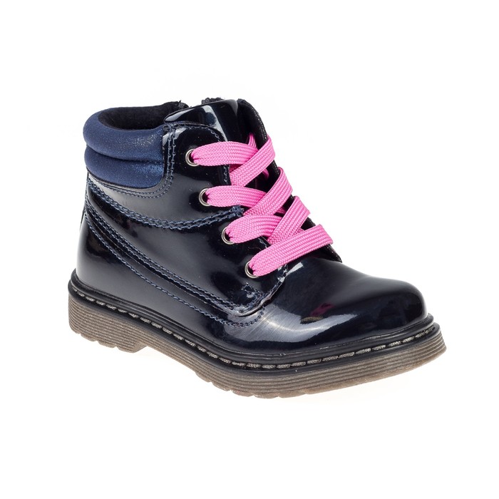 Ботинки дошкольные для девочек арт. SС-25043 (синий) (р. 28)