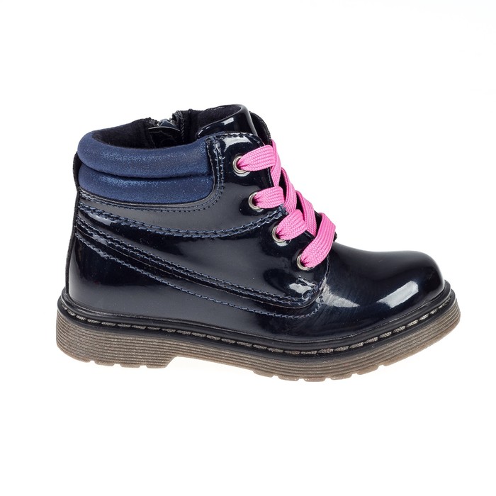 Ботинки дошкольные для девочек арт. SС-25043 (синий) (р. 28)