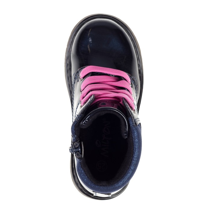 Ботинки дошкольные для девочек арт. SС-25043 (синий) (р. 28)