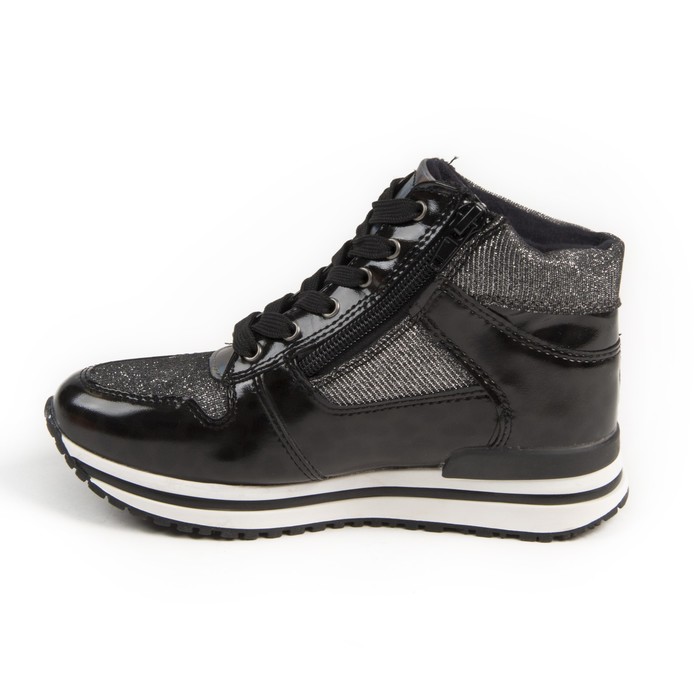 Ботинки для школьников девочек арт. SС-25406 (чёрный) (р. 32)