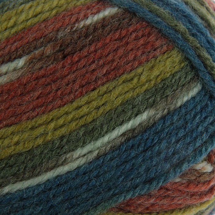 Пряжа "Nakolen Jakar" 49% шерсть, 51% премиум акрил 210м/ 100г (81197 принт)