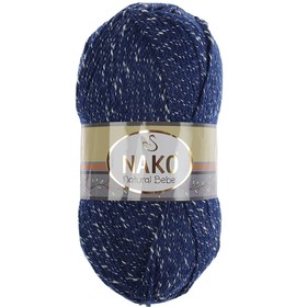 

Пряжа "Natural Bebe" 10% бамбук, 14% хлопок, 76% акрил 225м/100г (4737 индиго)