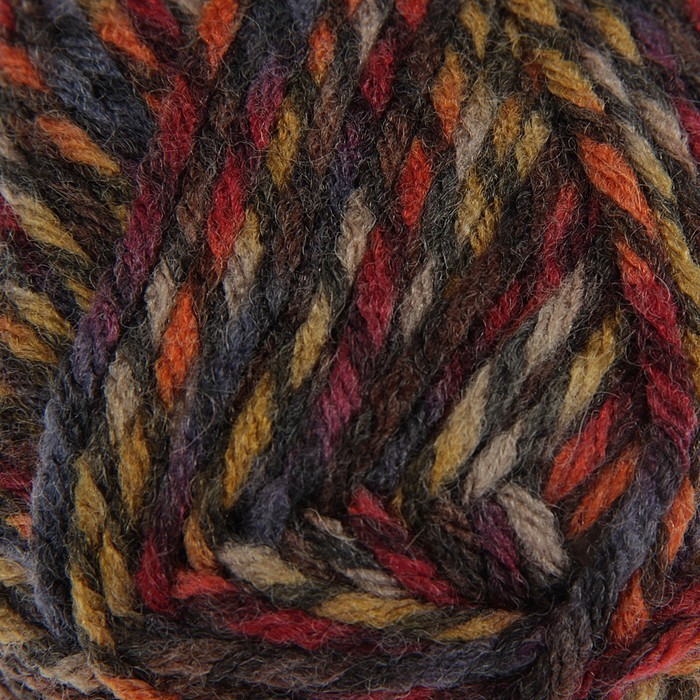 Пряжа "Pop mix" 25% шерсть, 75% акрил 120м/100г (86593 принт)