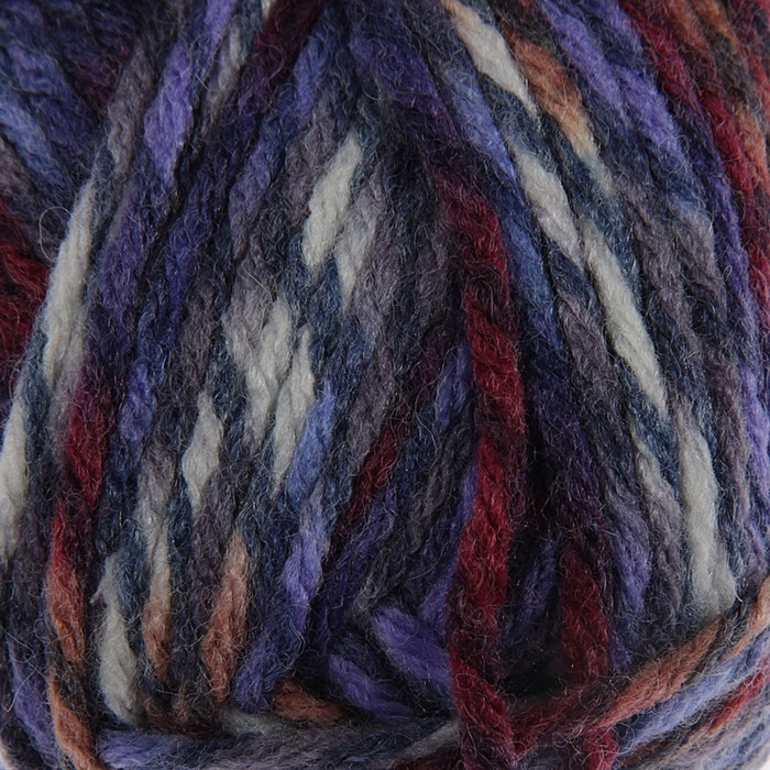 Пряжа "Pop mix" 25% шерсть, 75% акрил 120м/100г (86584 принт)