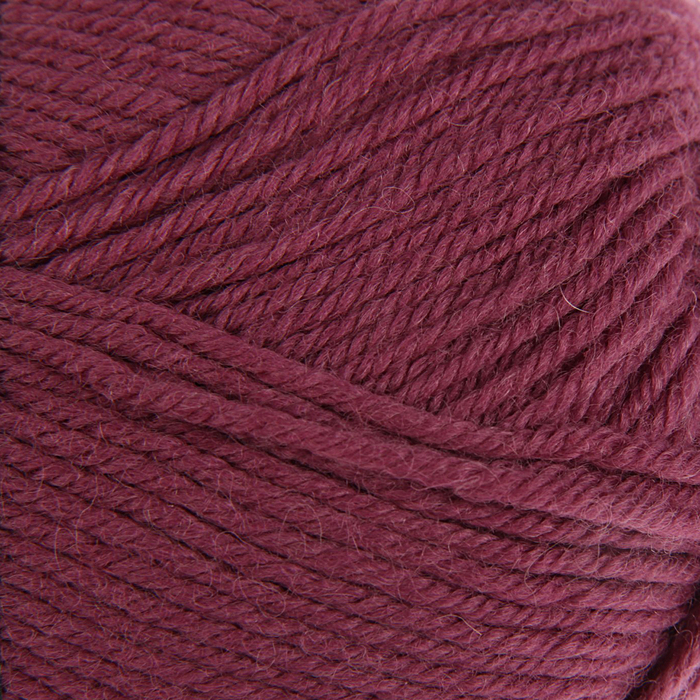 Пряжа "Pure wool" 100% шерсть лана 220м/100г (569 тем.пыльная роза)