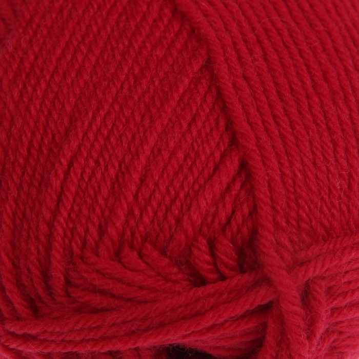 Пряжа "Pure wool" 100% шерсть лана 220м/100г (6814 красный)