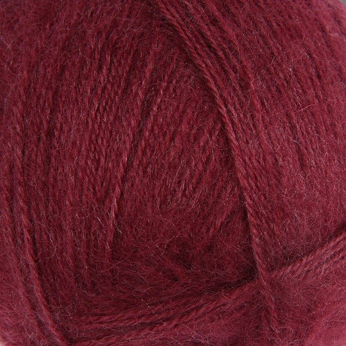 Пряжа "Super Angora" 35 % мохер, 65 % премиум акрил 395м/100г (456 вишневый)