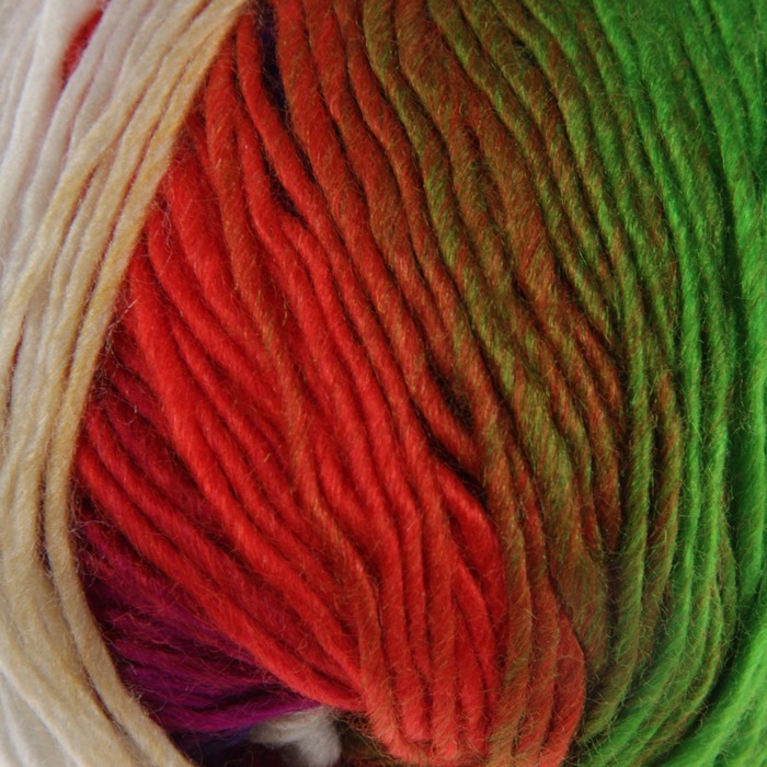 Пряжа "VALS" 100 % премиум акрил 240м/100г (86842 принт)