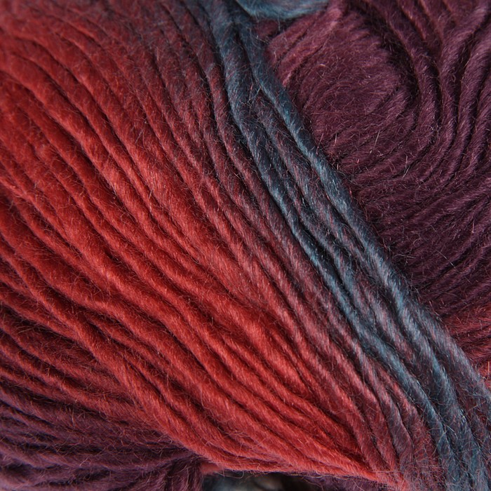 Пряжа "VALS" 100 % премиум акрил 240м/100г (86843 принт)