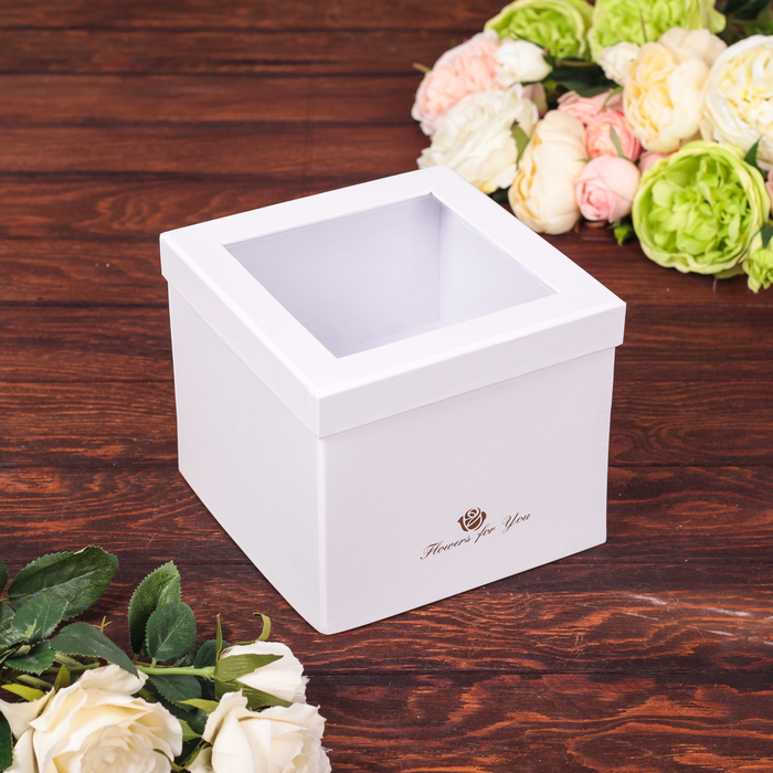 Коробка подарочная трансформер 18,5 х 18,5 х 15,5 см