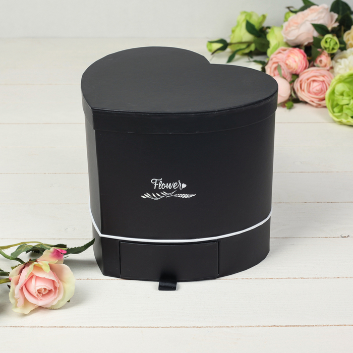 Коробка подарочная трансформер, чёрный, 23,5 х 21 х 21 см