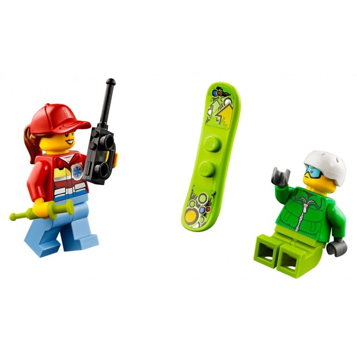 Конструктор Город "Вертолёт скорой помощи", 190 деталей