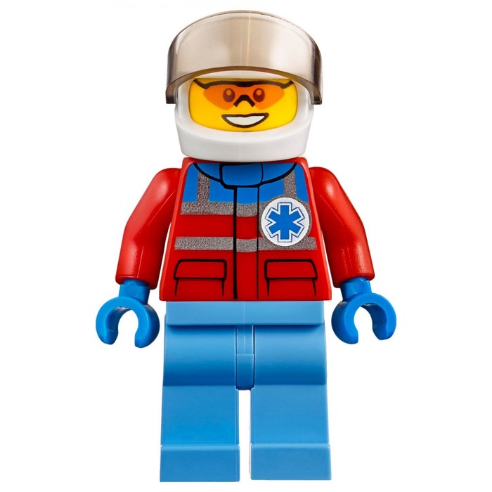 Конструктор Город "Вертолёт скорой помощи", 190 деталей