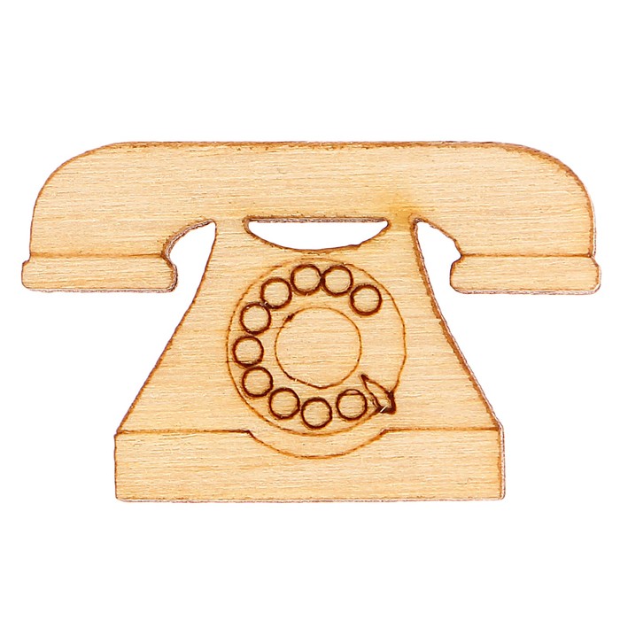 Заготовка для творчества "Телефон" 2,5 см