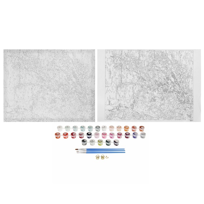 Картина по номерам "Натюрморт с клубникой"