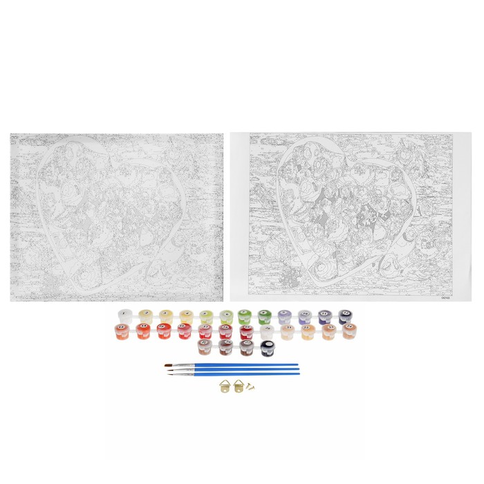 Картина по номерам "Лесные ягоды"