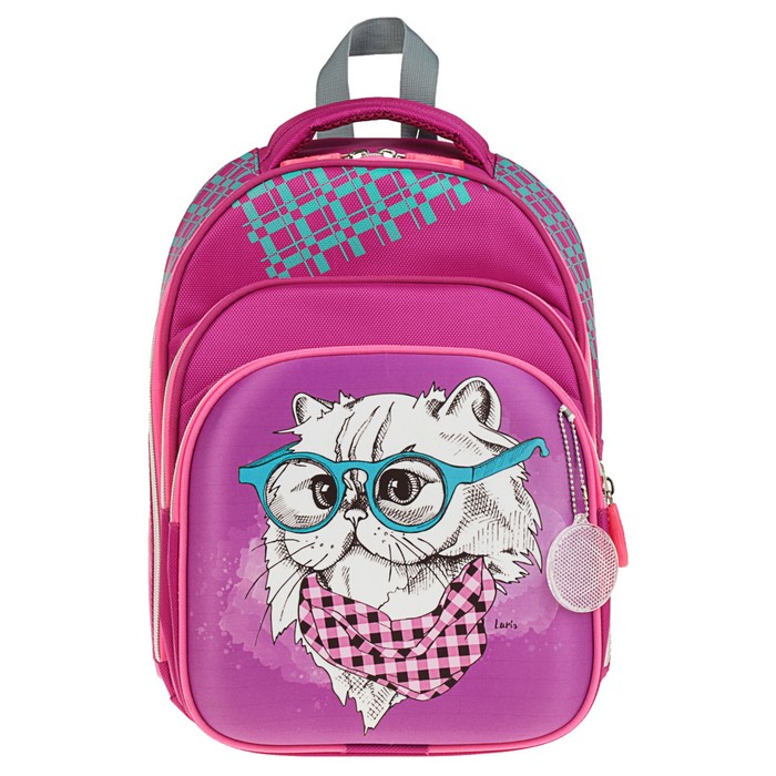 Рюкзак каркасный Luris 38*28*18 Джерри 3 для девочки «Кот»