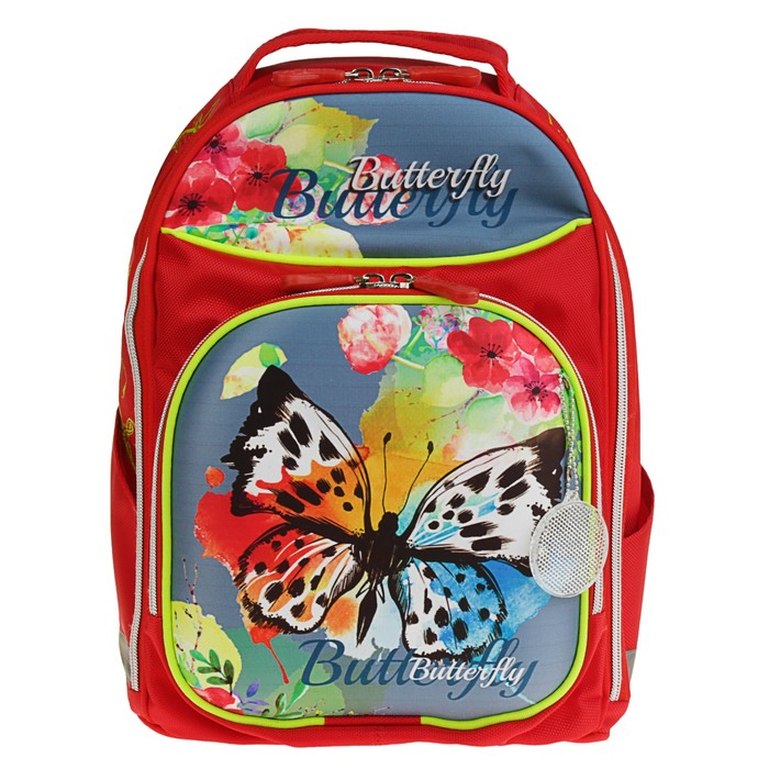 Рюкзак каркасный Luris 36*27*16 Джерри 8 для девочки «Бабочка»