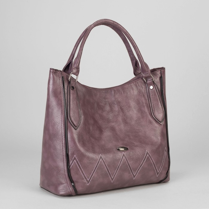 Сумка женская, отдел на молнии, наружный карман, цвет пудровый