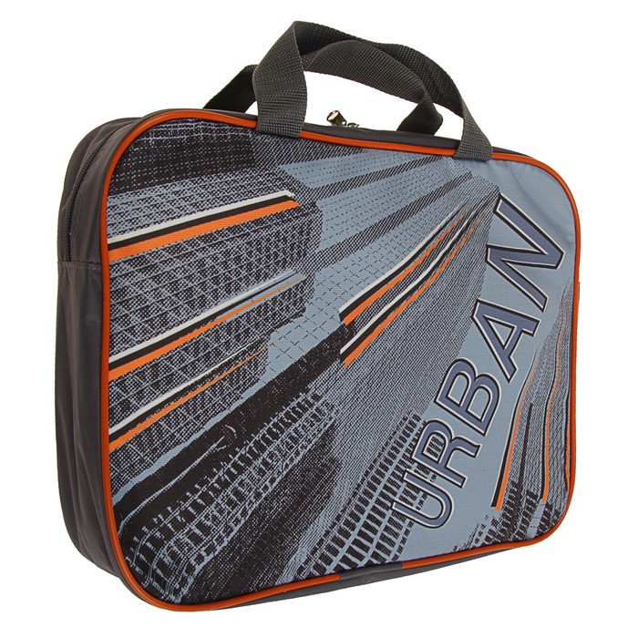 Папка с ручками текстиль А4 70 мм 370*270 Luris "Город"