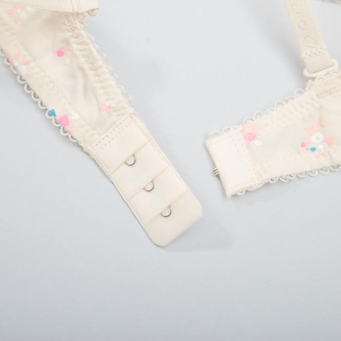 Комплект нижнего белья (бюстальтер, трусы) 6686 цвет бежевый, 80С (факт 75C), р-р 46-48 (XL) 32757