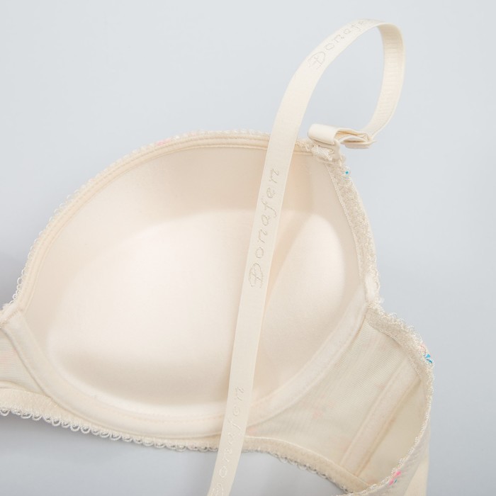 Комплект нижнего белья (бюстальтер, трусы) 6686 цвет бежевый, 80С (факт 75C), р-р 46-48 (XL) 32757