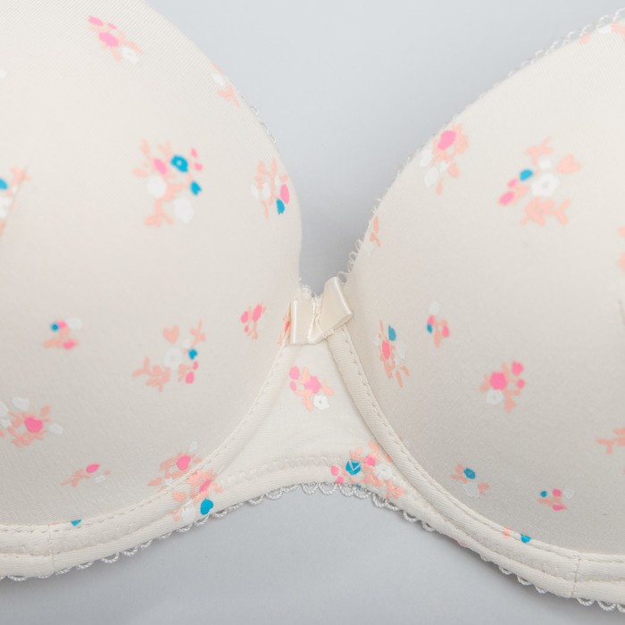 Комплект нижнего белья (бюстальтер, трусы) 6686 цвет бежевый, 85С (факт 80C), р-р 48-50 (2XL 32757