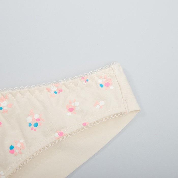 Комплект нижнего белья (бюстальтер, трусы) 6686 цвет бежевый, 85С (факт 80C), р-р 48-50 (2XL 32757