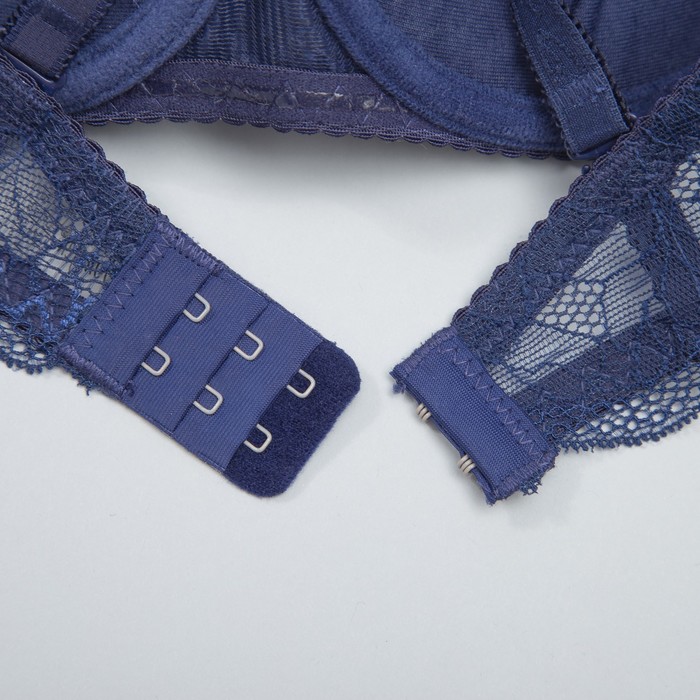 Комплект нижнего белья (бюстальтер, трусы) 5169 цвет синий, 75В (факт 70B), р-р 44-46 (L)