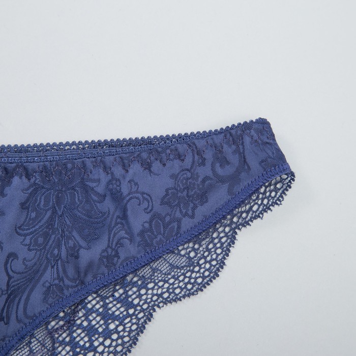 Комплект нижнего белья (бюстальтер, трусы) 5169 цвет синий, 75В (факт 70B), р-р 44-46 (L)