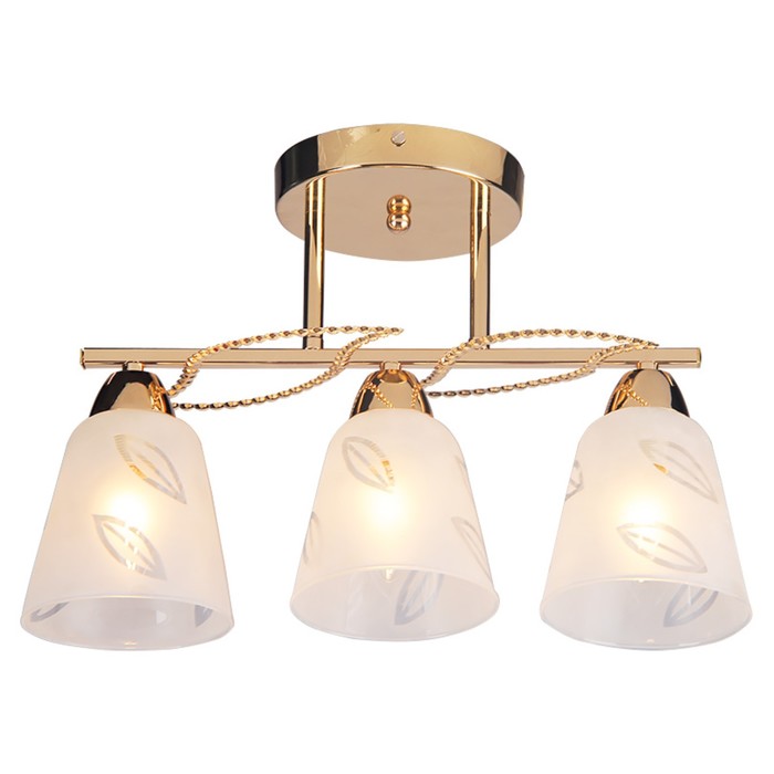 Люстра "Bern" 3х60W E27 золото 44х15х28см.