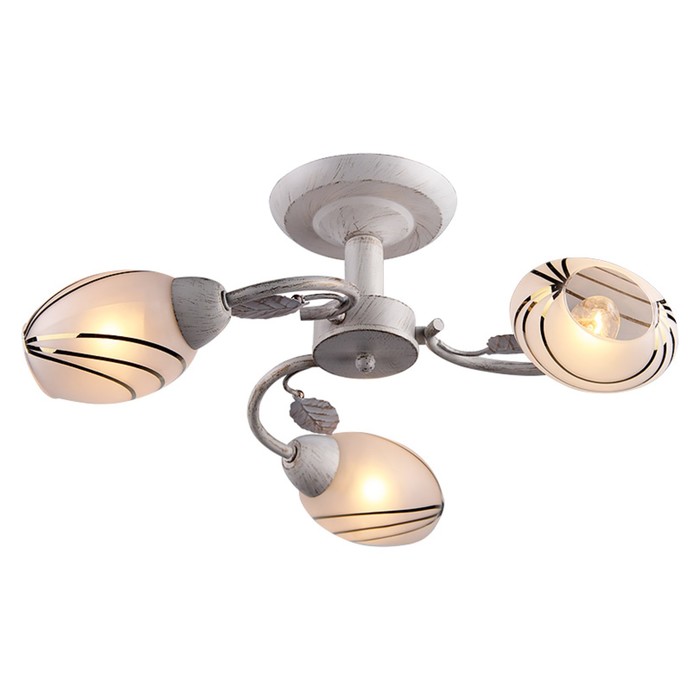 Люстра "Bili" 3х60W E27 белый 60х60х16см.