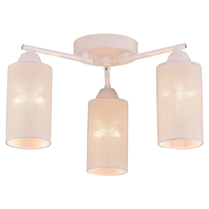 Люстра "Luch" 3х40W E14 белый 40х40х22см.