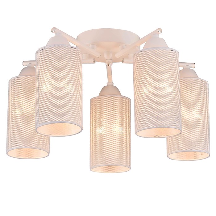 Люстра "Luch" 5х40W E14 белый 40х40х22см.