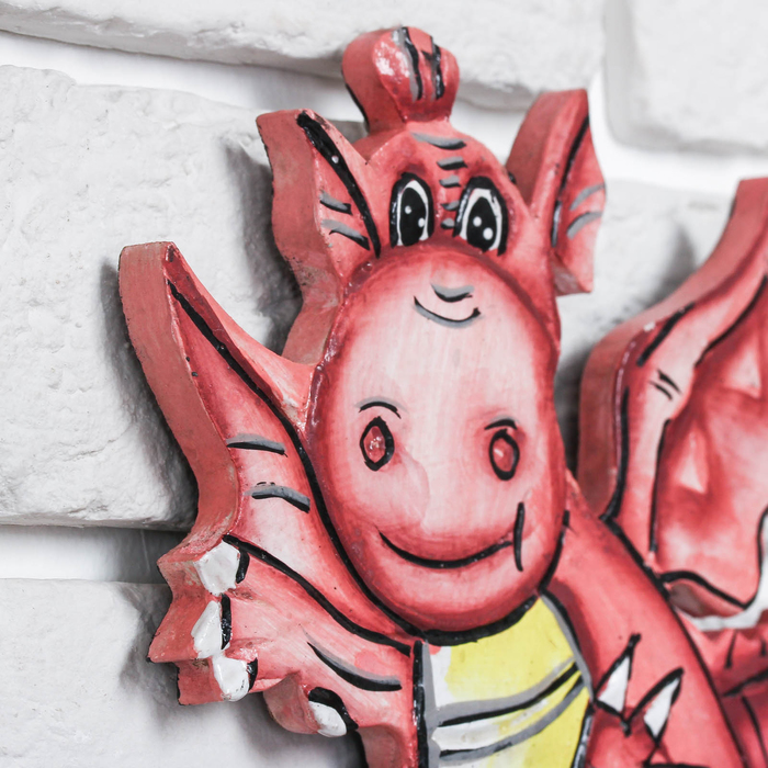 Декоративные крючки "Дракон" дерево 20х5х18,5