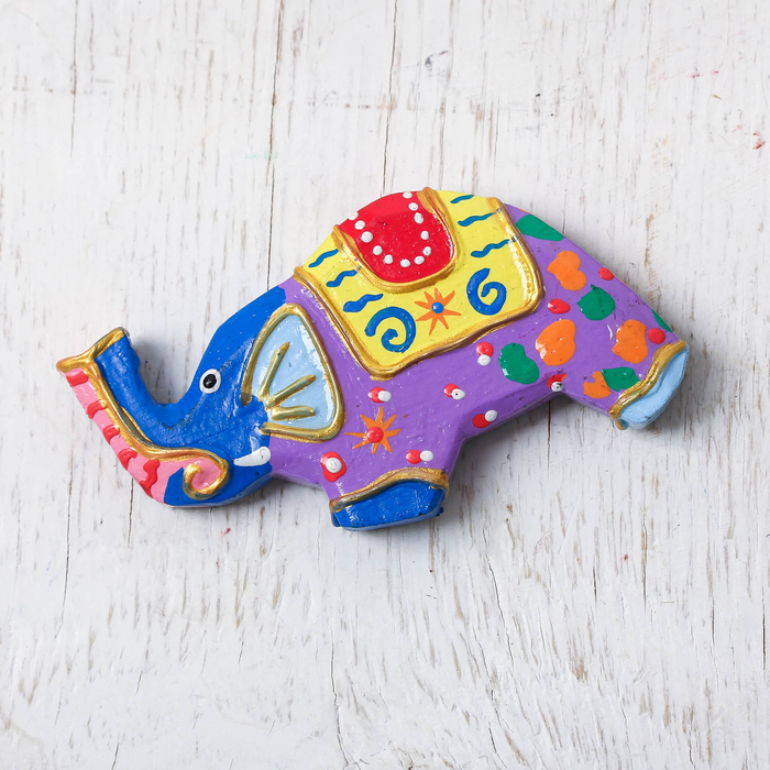 Магнит дерево "Слоник" 9х5х1,1 см