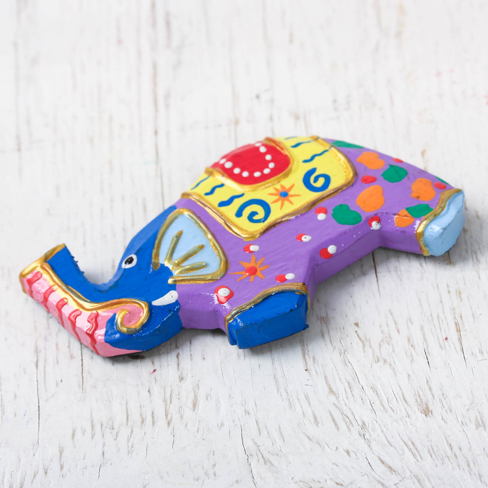 Магнит дерево "Слоник" 9х5х1,1 см