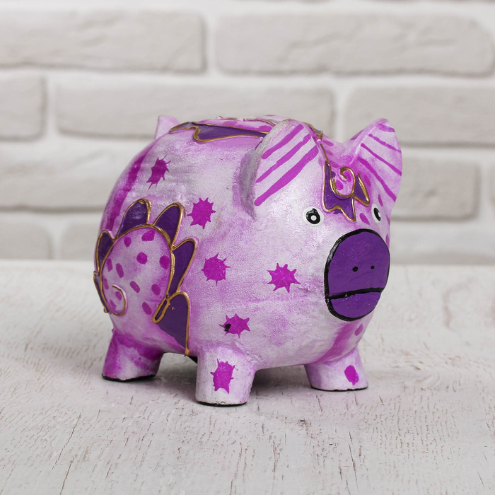 Копилка дерево "Свинка" 13х10х12 см