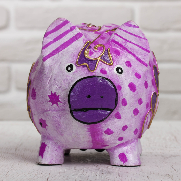 Копилка дерево "Свинка" 13х10х12 см