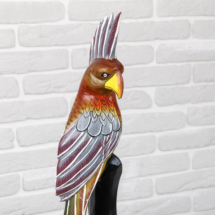 Сувенир дерево "Попугай" 10х11х80 см