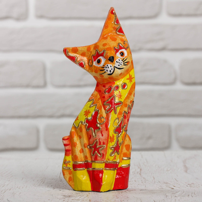 Сувенир дерево "Кошка" 6х2х12,5 см