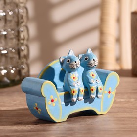 

Сувенир дерево "Кошки на диване" 8,5х3,5х6 см