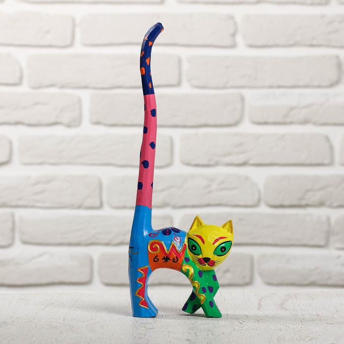 Сувенир дерево "Кошечка" 11х3,5х30 см