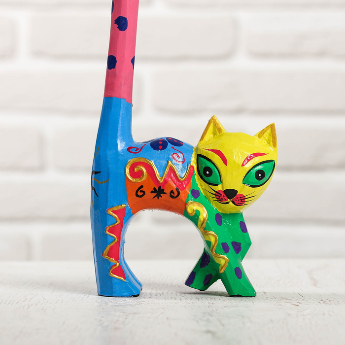 Сувенир дерево "Кошечка" 11х3,5х30 см